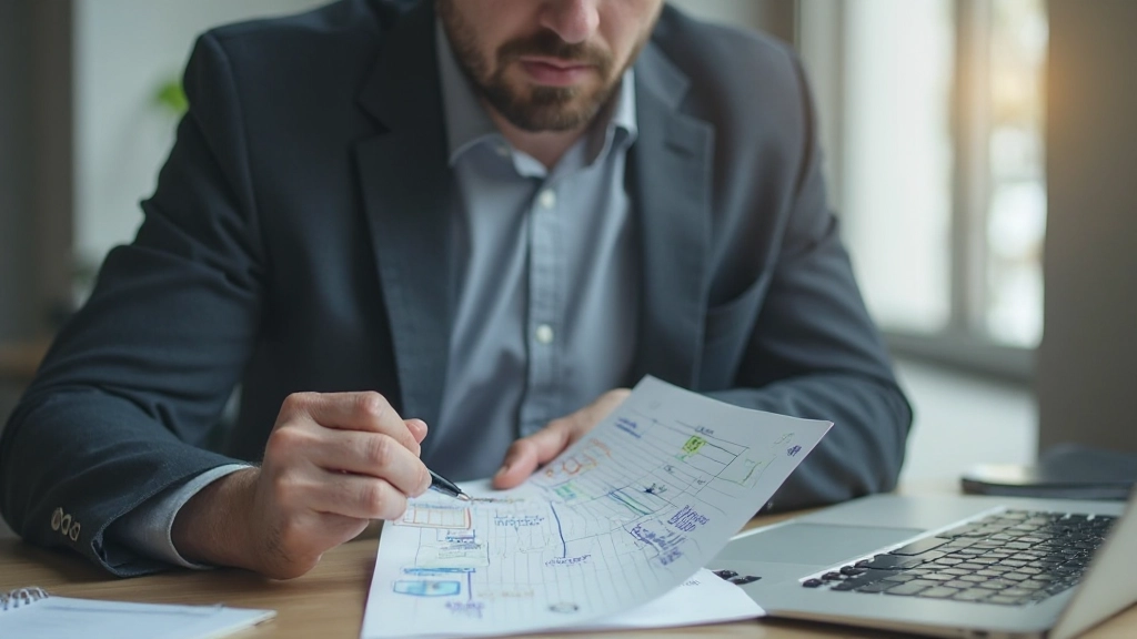 Профессионал просматривает список задач и приоритизирует дела на день