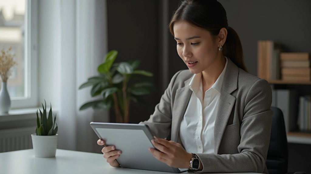 Профессионал просматривает список задач и приоритизирует дела на день