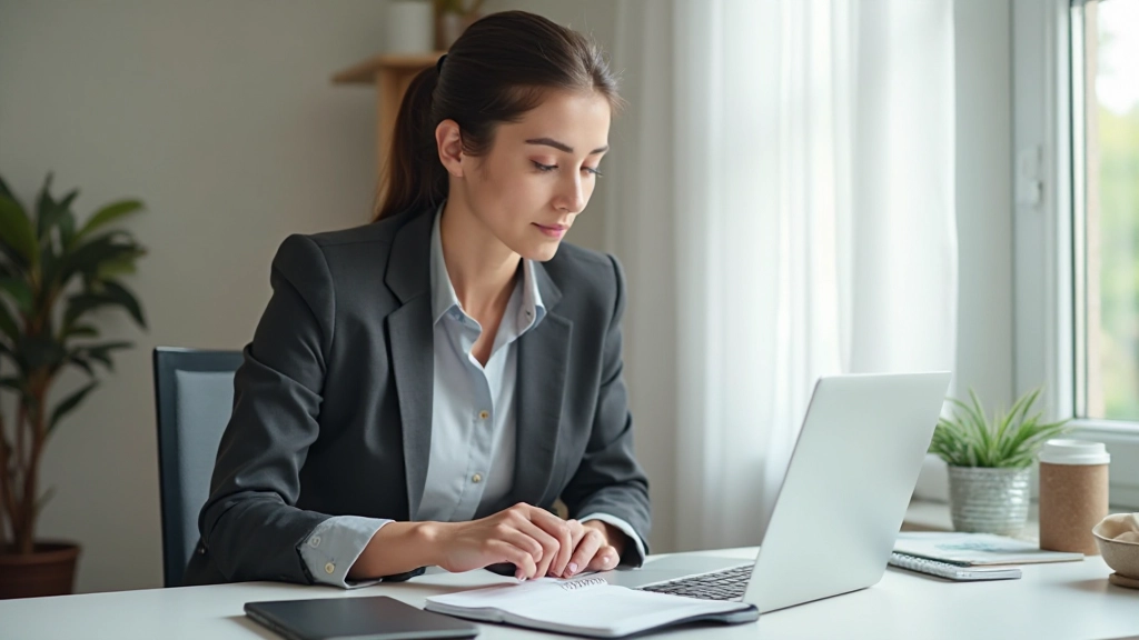 Профессиональное рабочее место с организованным календарем и планировщиком на столе